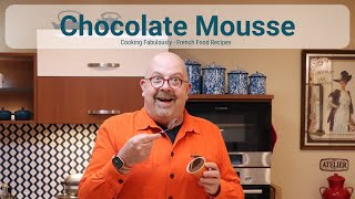 Chocolate Mousse  Mousse au Chocolat  2 Ingredient Chocolate Mousse Recipe [upl. by Orna]