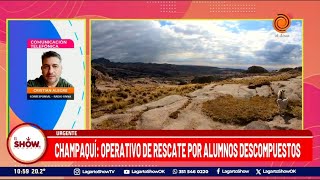 CHAMPAQUÍ operativo rescate por una docena de alumnos descompuestos provenientes de Rosario [upl. by Lahsiv881]