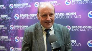 SpaceComm Expo Scotland with Dave Ross International and Investment Director UK AgriTech Centre [upl. by Fabron]