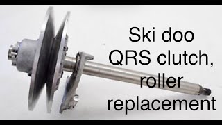 Skidoo QRS roller replacement revised video with new content [upl. by Merow]