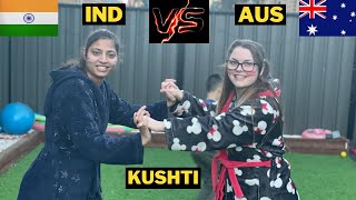 INDIA VS AUSTRALIA WRESTLING  KUSHTI  MATCH [upl. by Melanie11]