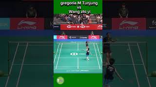 Gregoria Mariska Tunjung ke semifinal Singapore open 2024 badmintonlovers badminton [upl. by Vahe728]