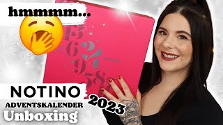 hmmm🥱 Notino Adventskalender 2023  24 Türchen Unboxing [upl. by Anitsirc]