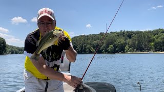 GREAT DAY on Leesville Lake doing some fishing 61224 [upl. by Tnayrb]