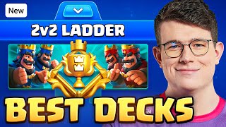 BEST DECKS for 2vs2 LEAGUE in Clash Royale Win Exclusive Badge [upl. by Kirit]