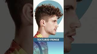 4 BEST FRINGE HAIRCUTS FOR MEN Textured Fringe barber clippercut haircut [upl. by Aleahs597]