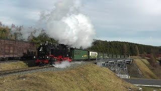 Mit Volldampf nach Oberwiesenthal  Die Fichtelbergbahn [upl. by Guzel]