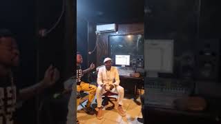 Kevin Mbouande en studio extra de la chanson moselebendé [upl. by Aissela615]