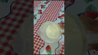 Nata ó crema de leche casera con leche hervidamantequilla lista para usar [upl. by Ybor]