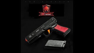 Unboxing the SKD Glock G18 gel blaster review by XForce toy guns amp Gel Blasters Nerf [upl. by Glanti]