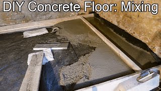 DIY Concrete Floor Pouring Slab 33 [upl. by Siger525]