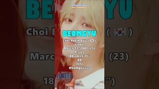 TXT Members Profiles shorts txt moa soobin yeonjun beomgyu taehyun hueningkai [upl. by Yaker]