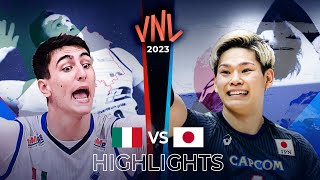 JAPAN vs ITALY  Highlights  Mens VNL 2023 [upl. by Zuckerman]