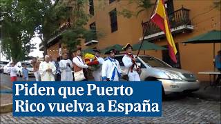 ¿Puerto Rico español Una asociación pide la anexión a España [upl. by Mikaela]