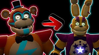 Glamrock Springbonnie Over Freddy Mod  Five Nights at Freddys Security Breach [upl. by Lilaj]