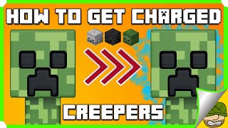 How To Get Charged Creepers In Minecraft Bedrock Edition MCPEXboxPS4SwitchWindows10 [upl. by Araihc]