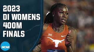 Womens 400m final  2023 NCAA outdoor track and field championships [upl. by Cnut830]