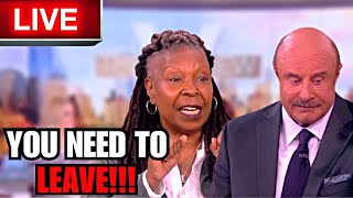 Whoopi The View Host DISMISSES Dr Phil After Their Audience TURNS ON THEM [upl. by Aerdnak333]