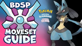 How to use LUCARIO LUCARIO Moveset Guide Pokemon Brilliant Diamond and Shining Pearl [upl. by Zillah]