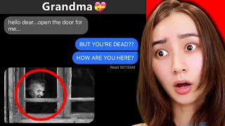 Texting My Dead Grandmother At 3AM SHES ALIVE Scary Roblox Text Messages [upl. by Tessie]