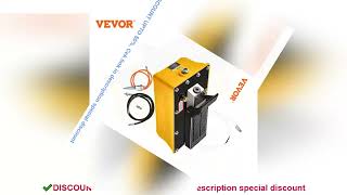 VEVOR 23L Fuel Tank 10000 PSI Air Hydraulic Foot Pump Single Acting with 200cm Oil Pipe amp Spray G [upl. by Kcirderfla295]