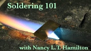 Soldering 101 Part 1  Jewelry Tips with Nancy [upl. by Naziaf]