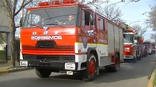 Desfile de Bomberos Voluntarios Pergamino [upl. by Ateekal341]