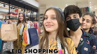 EID KI SHOPPING🛍VLOG Zolish Vlog [upl. by Sibelle]