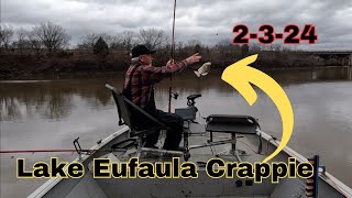 Crappie Fishing Lake Eufaula [upl. by Luben367]