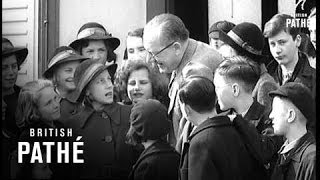 Child Evacuees During World War Two 1940s  Film 98671 [upl. by Bland]