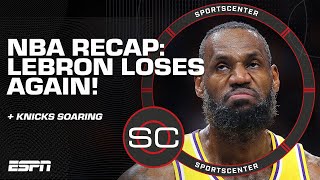 ANOTHER BIG LOSS for the falling Lakers 😮  Knicks are SURGING in January 📈 NBA RECAP  SportsCenter [upl. by Edahc157]