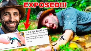 EXPOSING COYOTE PETERSON aka BRAVEWILDERNESS Bullet ant sting [upl. by Jenne]