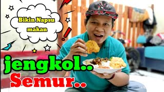 Buka puasa Hari Ke 5 lahap Bnget Jengkol kecap Bikin Napsu makan Bertambah ikan asin terong hijau [upl. by Thatch]