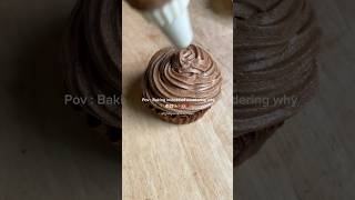 Chocolate cupcakes🧁🍫✨💌baking cupcakes bakingtherapy youtubeshorts gilmoregirls [upl. by Juanne512]