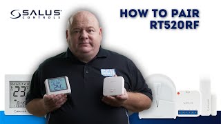 How To Pair Salus RT520RF Programmable Room Thermostat [upl. by Eiresed]