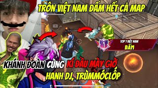 Free Fire Khánh Đoàn Cùng Kí Đầu Mày Giờ HanhDJ Troll Việt Nam Đấm Cả Map Khóc Thét [upl. by Adnolaj]