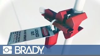 Using a Ball Valve Lockout Device by Brady [upl. by Laith638]