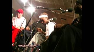 Eminem amp D12 freestyle FULL LENGTH VERSION  backstage in London 2001  Westwood [upl. by Oringas]