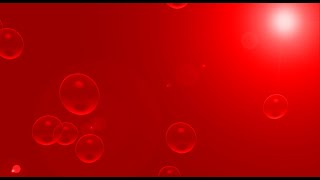 Bubbles abstract  red screen lens flare background  4k [upl. by Amiaj]