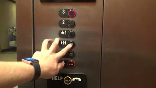 ThyssenKrupp Aurora Hydraulic Elevator  Hampton Inn Lincoln  Lincoln IL [upl. by Kelcie]