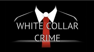 White collar Crime  Criminology amp Penology  Law Lecture [upl. by Wylde120]