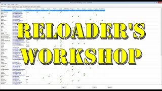 Reloaders WorkShop Tutorial  Part 7  New Firearm Collection Manager [upl. by Whitebook411]