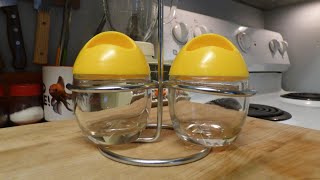 How to Poach Eggs in an Egg Coddler  Pyrex Glass made in FRANCE [upl. by Wolgast306]