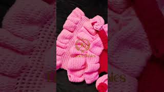 Crochet babies dress crochet diy handmade crochetdress fashion dress [upl. by Waldman]