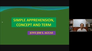 Critical Thinking  Simple Apprehension Concept Definition  Part 1 Jove S Aguas [upl. by Nesahc677]