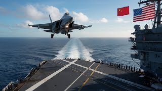 Chinese Fighter Attempts Landing on US Carrier Then THIS Happens [upl. by Asia708]