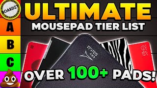 2024 ULTIMATE Gaming Mousepad Tier List 85 MOUSEPADS SHOCKING [upl. by Burta249]