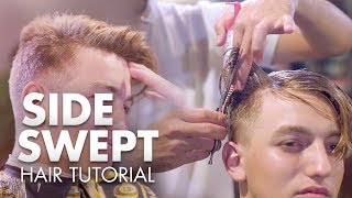 Side Swept Quiff Tutorial  Hairstyle Inspiration [upl. by Burhans]