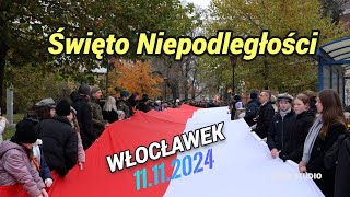 Święto Niepodległości 2024 we Włocławku [upl. by Milla]