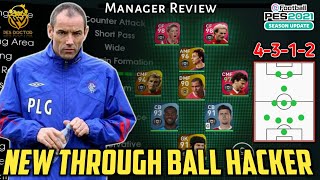 AN EXCELLENT THROUGH BALL HACKER  PES 2021 MOBILE [upl. by Ardussi]